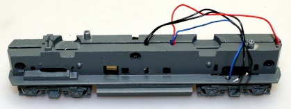 (image for) Loco Chassis w/o PCB board - Gray ( N GP40 )